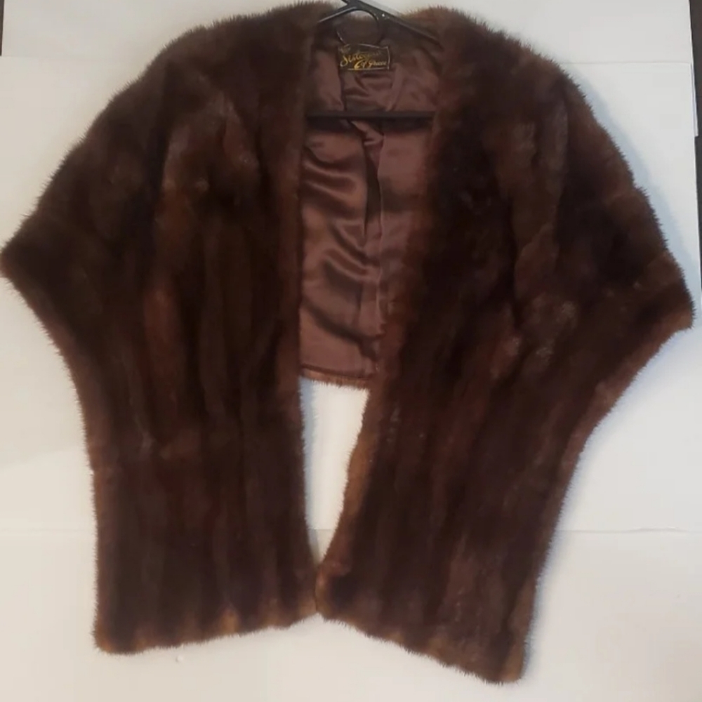 Mink fur shawl vintage